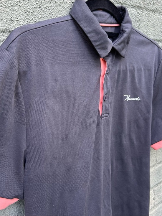 Macade Other - Macade Golf Polo, 4-Way Stretch, Lightweight in Gray Size Medium